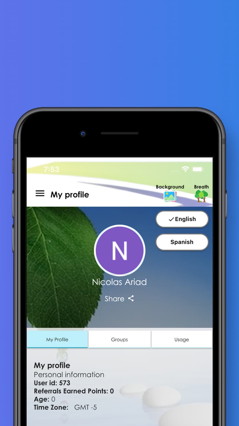 iMindNow app screenshot